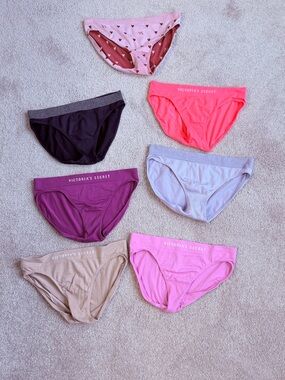 Victoria's Secret Hot Pink Bikini Bottoms medium
